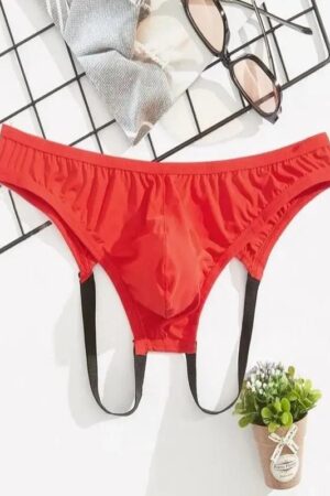 Kırmızı Fantezi Seksi Erkek Jockstrap