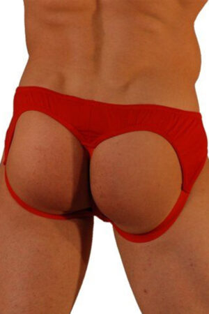 Kırmızı Fantezi Seksi Erkek Jockstrap DM041211