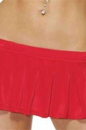 Kırmızı Fantezi Seksi Mini Etek TP060893