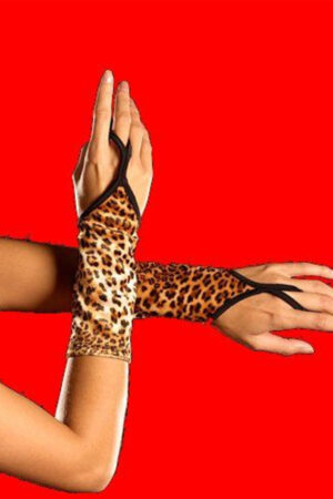 Leopar Desenli Fantezi Seksi Eldiven TP060928