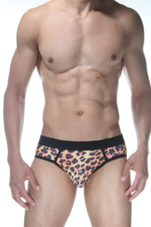 Leopar Desenli Fantezi Seksi Jockstrap DM102117