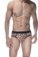 Leopar Seksi Fantezi Erkek Jockstrap DM102130