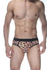 Leopar Seksi Fantezi Erkek Jockstrap DM102130