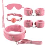 Pembe Fantezi 7’li Deri Fetiş Seti GHA6ZECOE6