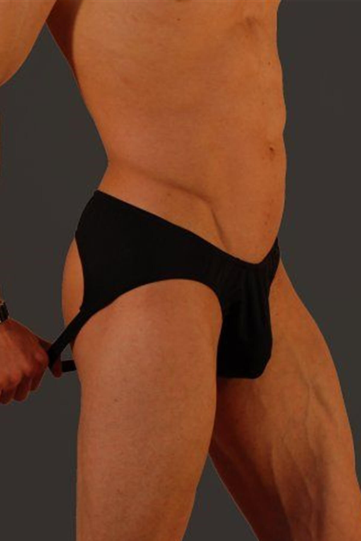 Siyah Fantezi Seksi Erkek Jockstrap Siyah Fantezi Seksi Erkek Jockstrap