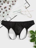 Siyah Fantezi Seksi Erkek Jockstrap