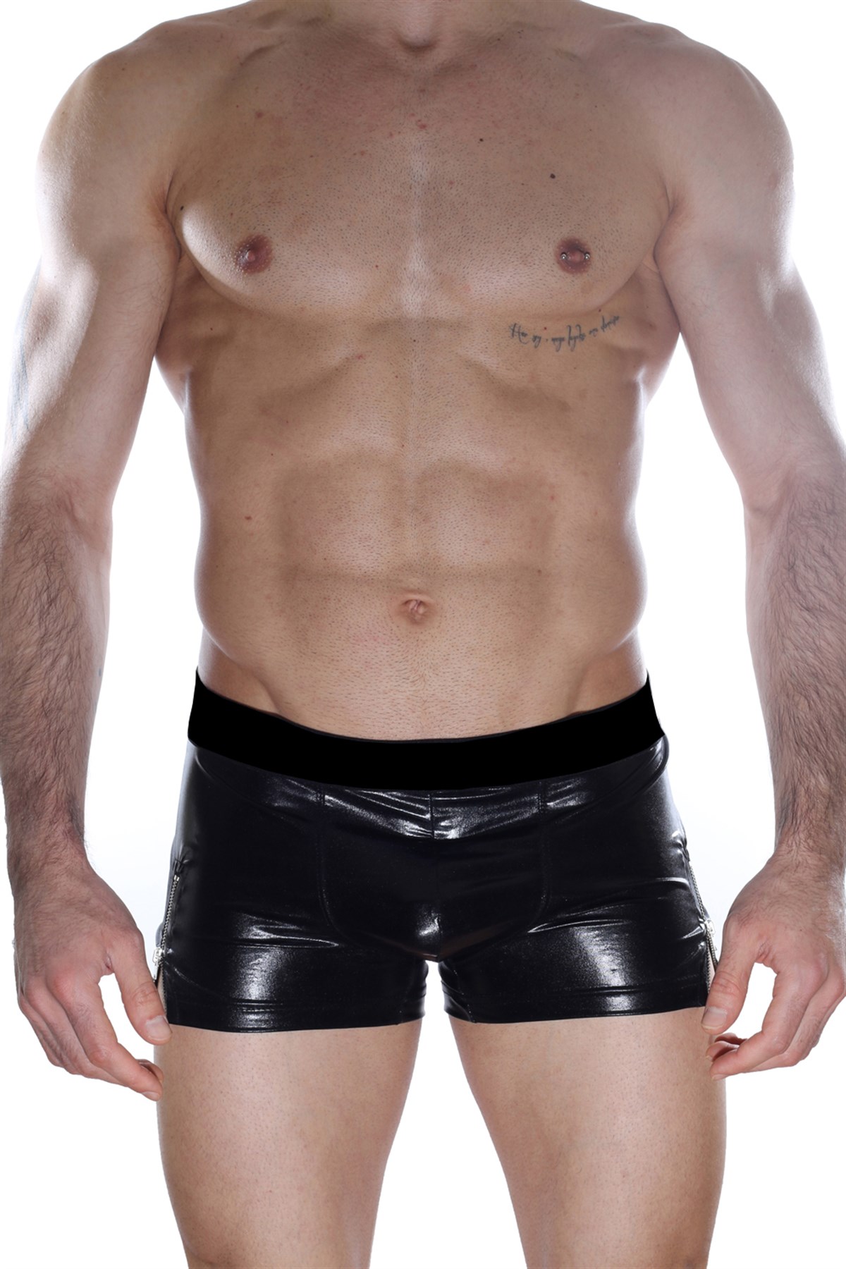 Siyah Suni Deri Seksi Erkek Boxer Siyah Suni Deri Seksi Erkek Boxer