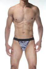Zebra Desenli Fantezi Seksi Erkek String DM102142