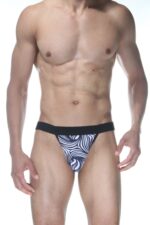 Zebra Desenli Fantezi Seksi Erkek String DM102142
